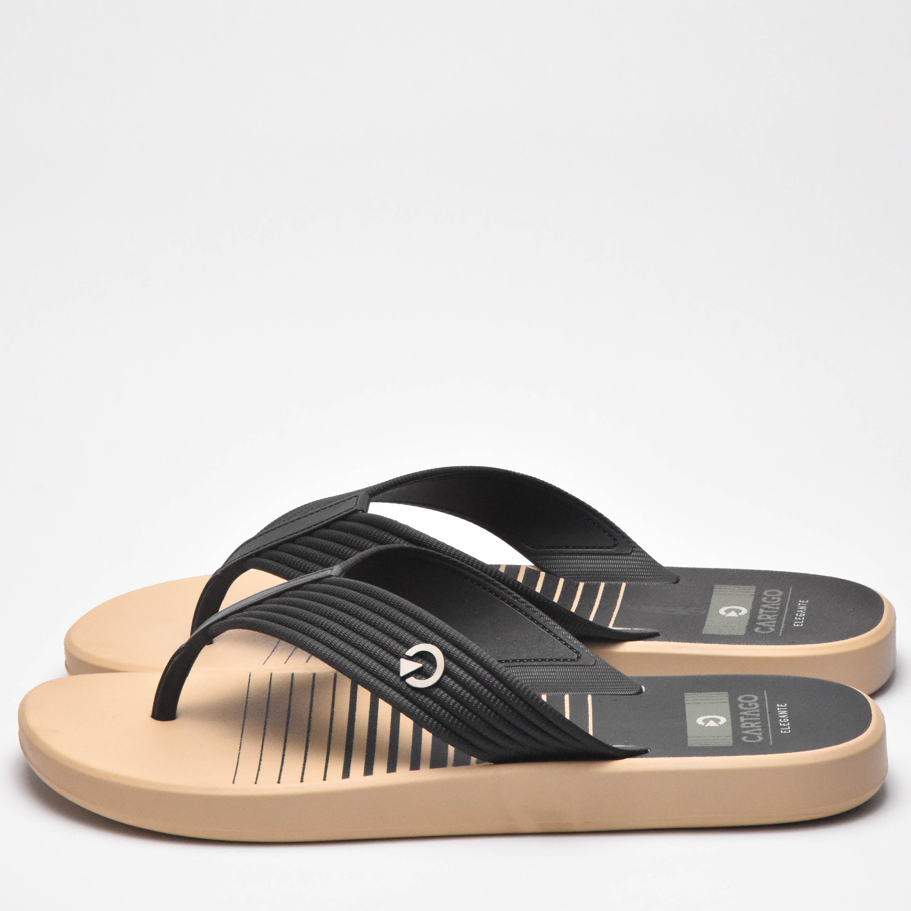 CARTAGO MONTREAL THONG AD BEIGE/BLACK/GREEN 11729AU280