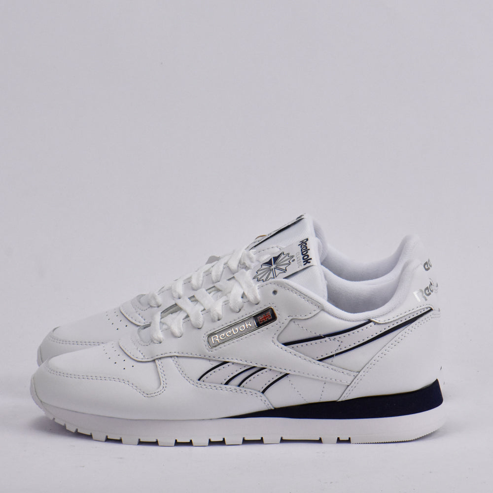 REEBOK CLASSIC LEATHER WHITE/WHITE/NAVY 100201123