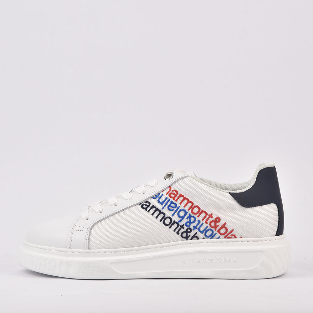 HARMONT AND BLAINE SCARPA UOMO CALF BIANCO \ EFM231-031-6090