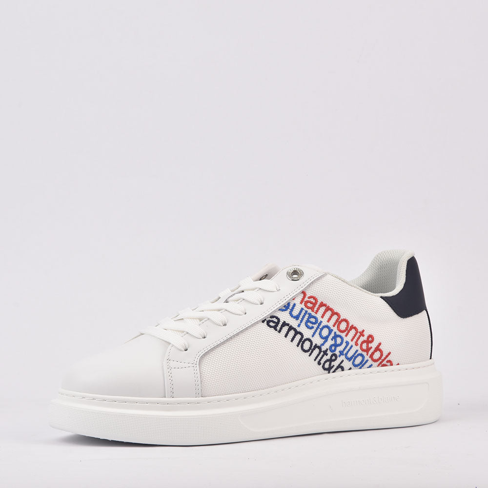 HARMONT AND BLAINE SCARPA UOMO CALF BIANCO \ EFM231-031-6090