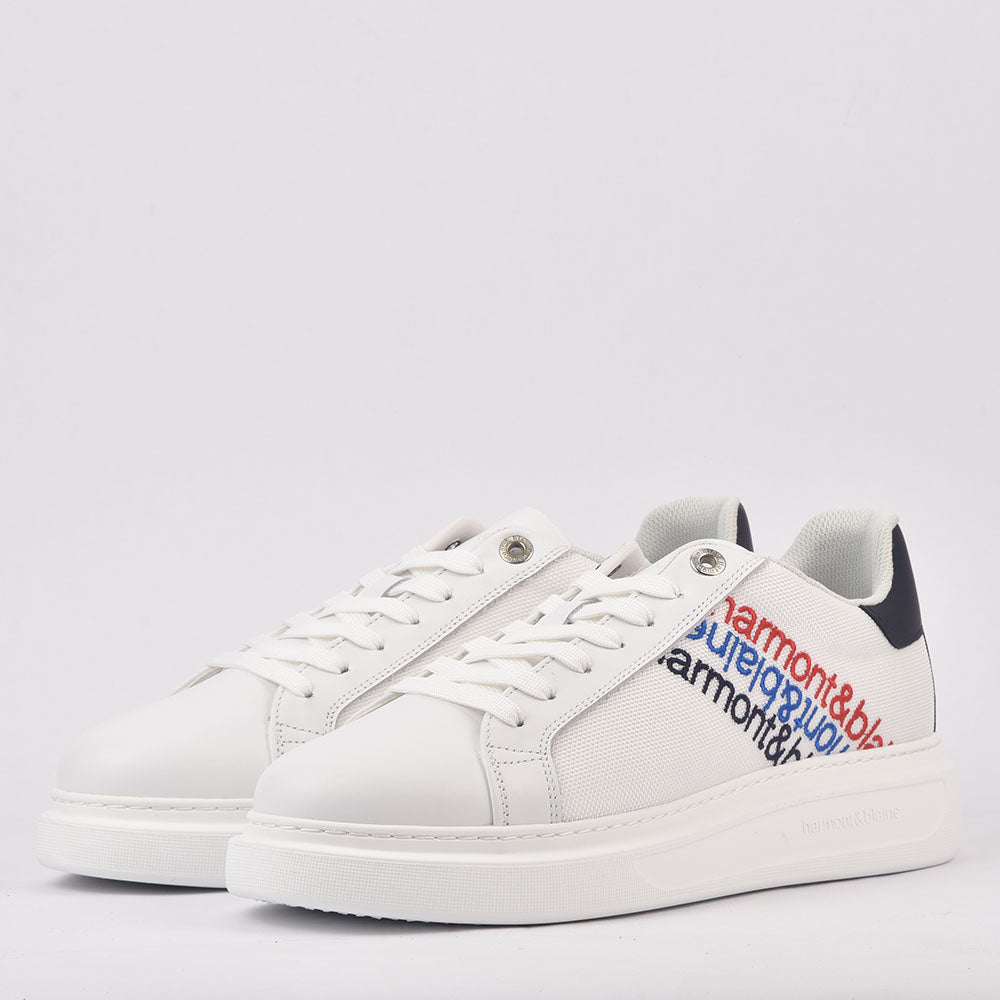 HARMONT AND BLAINE SCARPA UOMO CALF BIANCO \ EFM231-031-6090