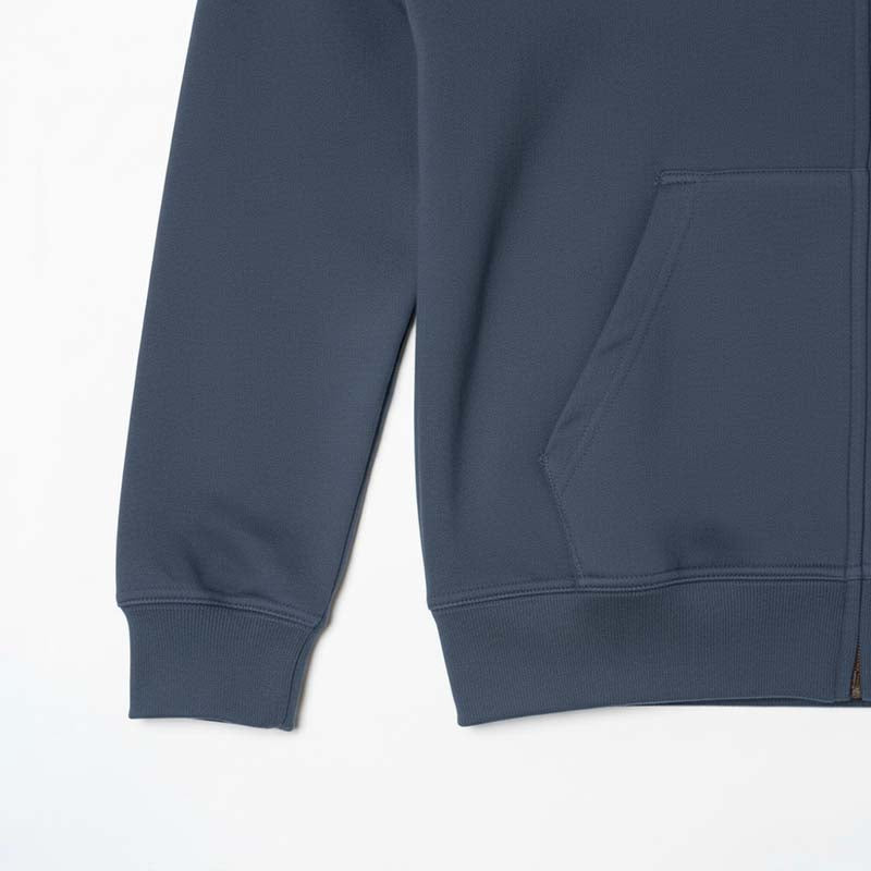 Sweat milano à capuche zippé homme SALVA BLUE DL-14SB