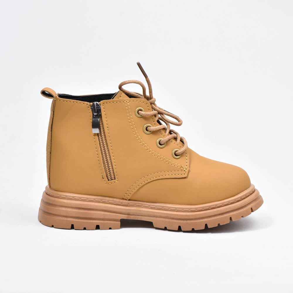 Bottes coordonnantes à lacets Marron Enfants \ 30171