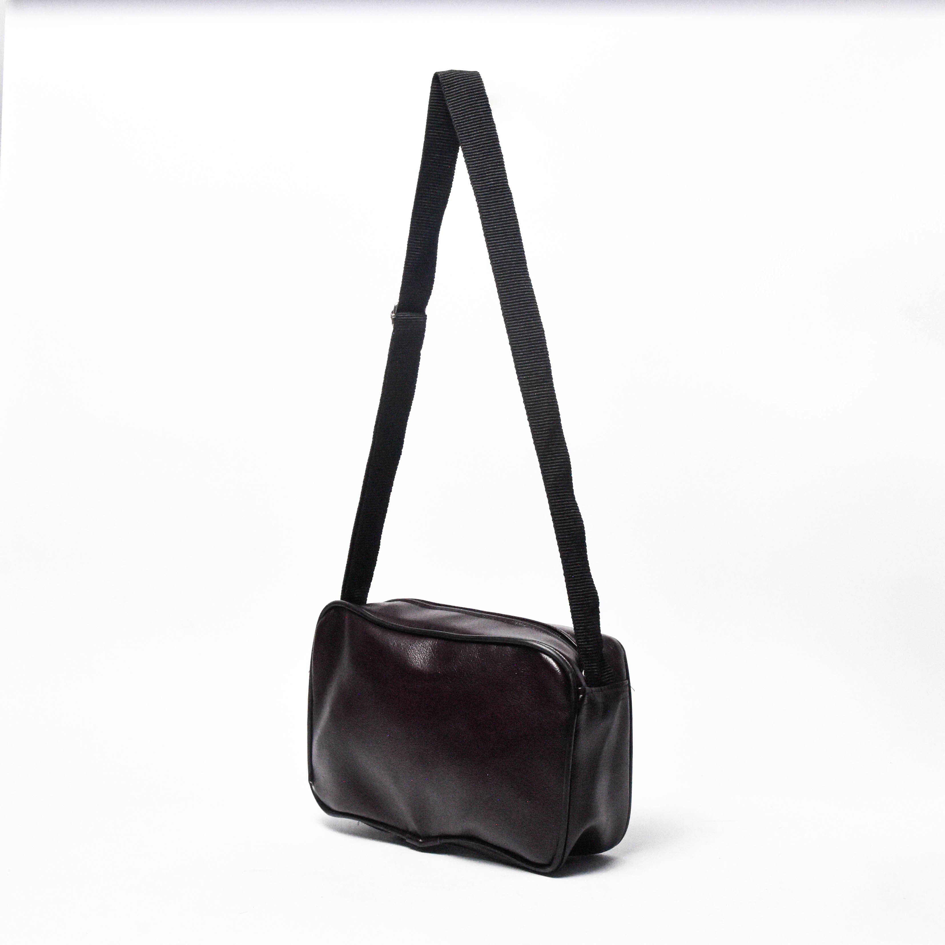 Sac Bandoulière Urbain en Simili Cuir Rouge terre brûlée 31017