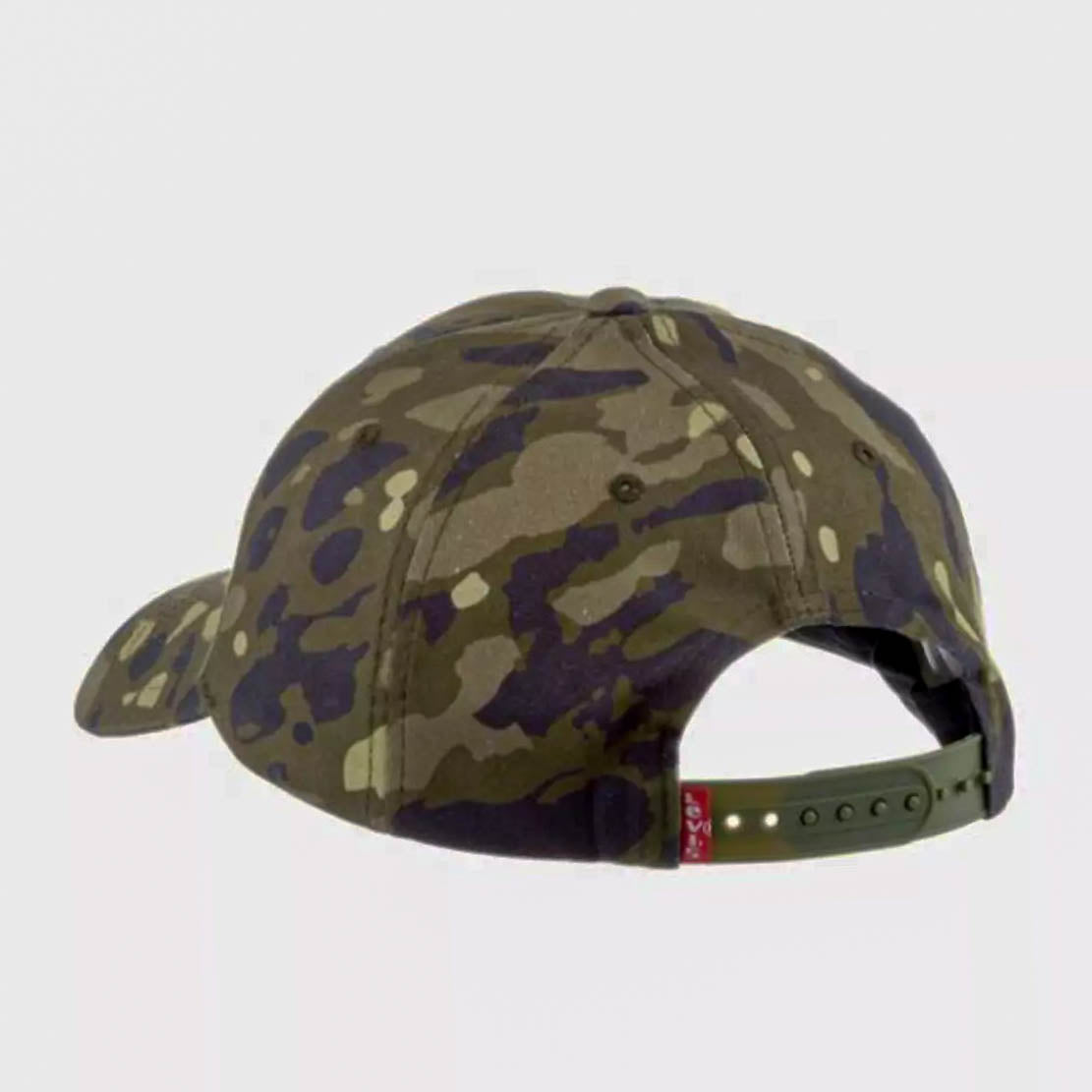 LEVI\'S Camouflage Poster Logo Adjustable Baseball Cap ONE SIZE D6657-0005