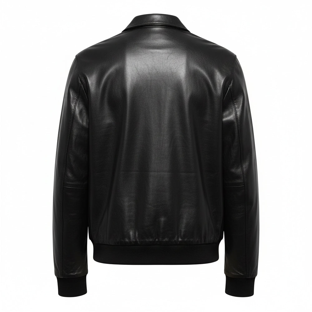 VESTE HOMME MASSIMO (Simili cuir) A-2502-BLACK