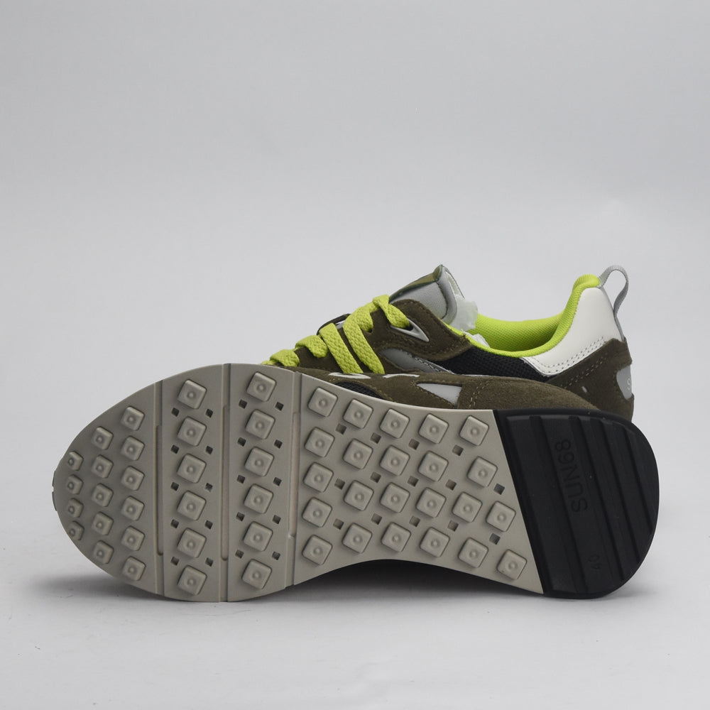 BASKET SUN68-JAKI-OUTDOOR-19-MILITAIRE  Z35115-19