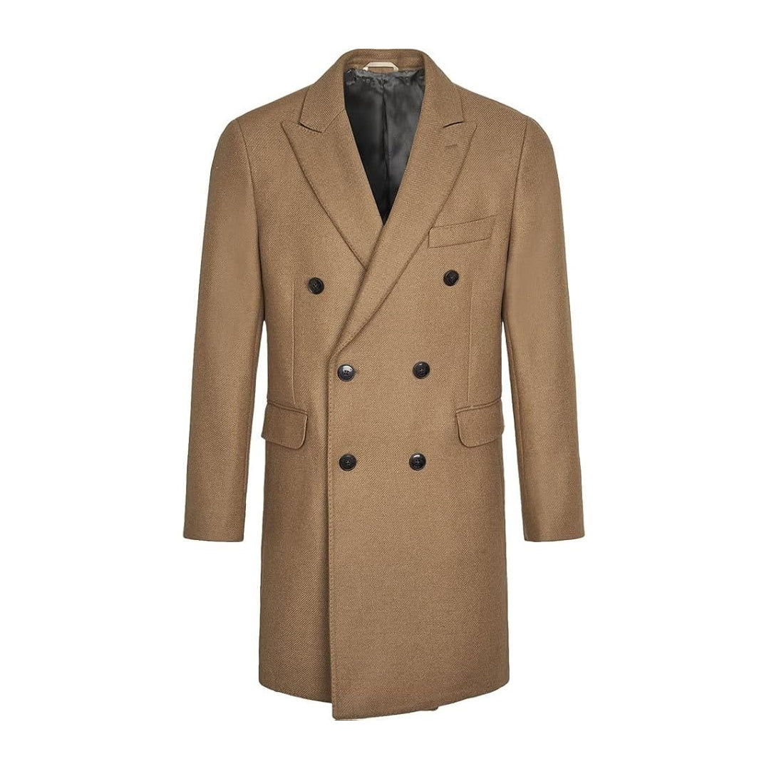 MANTEAU Hackett London Camel Broken Twill DB   HM402677R-855