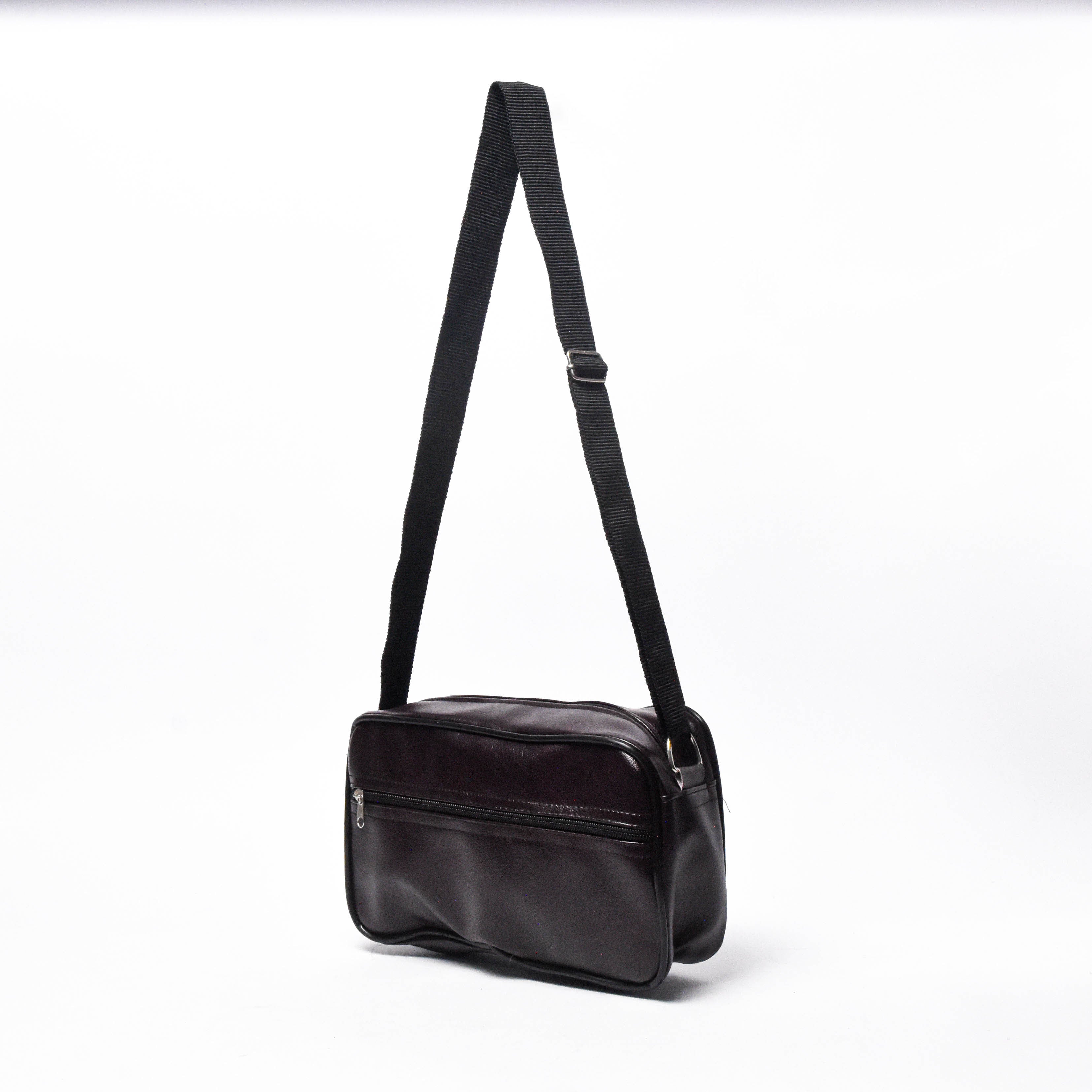 Sac Bandoulière Urbain en Simili Cuir Rouge terre brûlée 31017