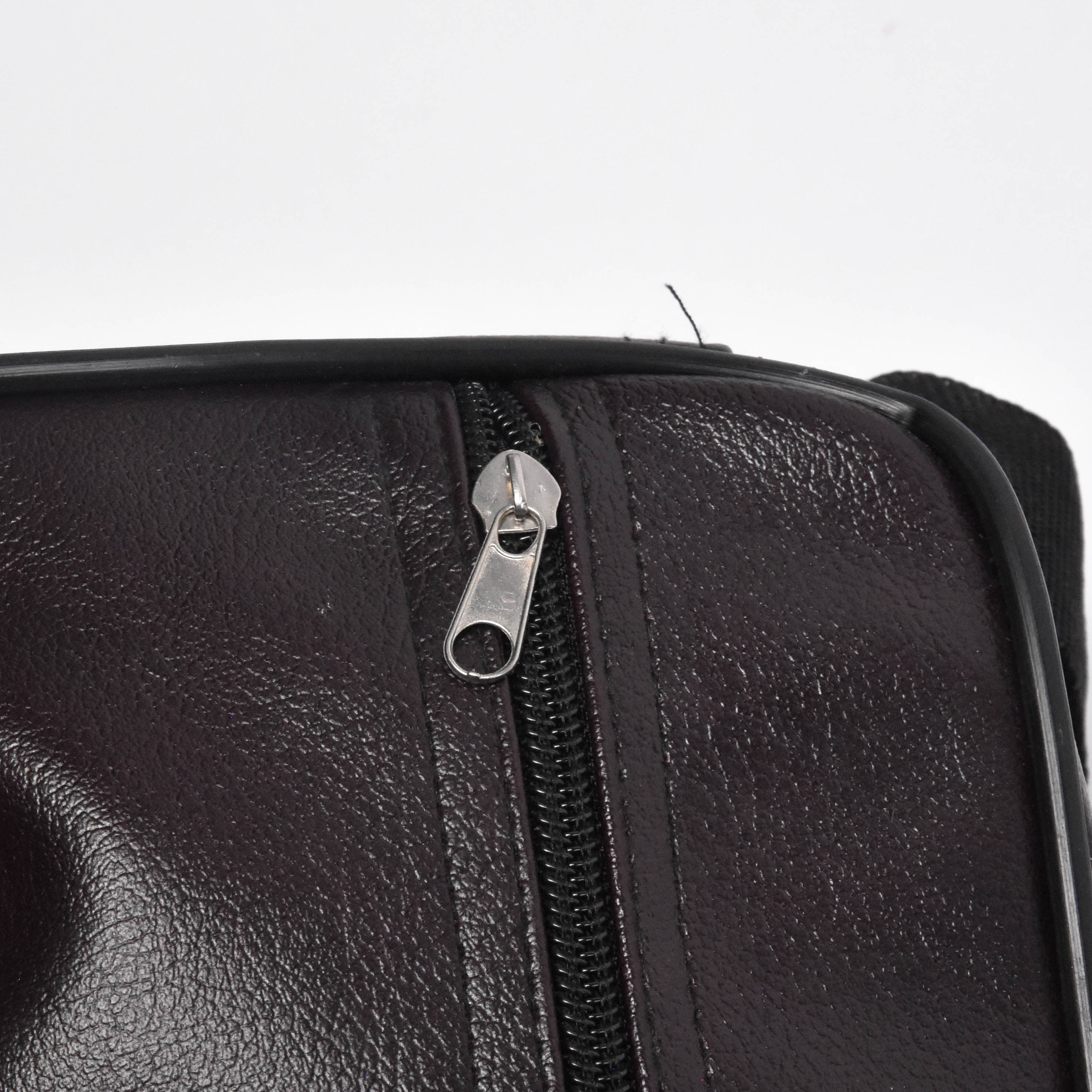 Sac Bandoulière Urbain en Simili Cuir Rouge terre brûlée 31017