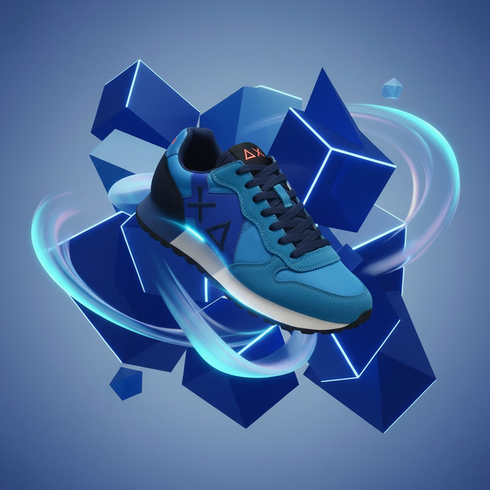 BASKET SUN68 JAKI SOLID 13 TURCHESE Z44113-13