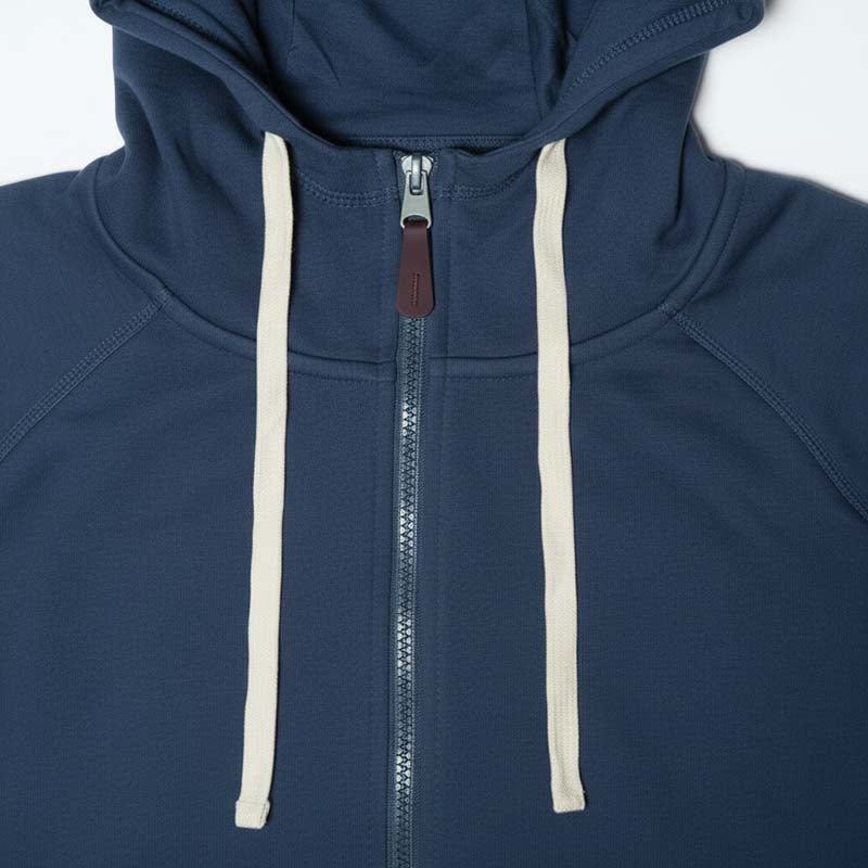 Sweat milano à capuche zippé homme SALVA BLUE DL-14SB
