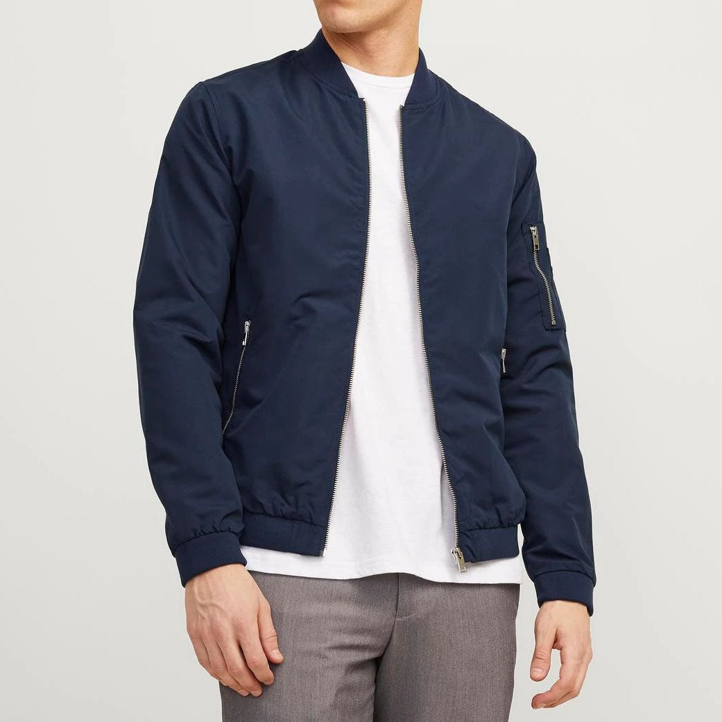 JACK & JONES BOMBER JOMER BOMBER BLEU NUIT 12165203/SNW-MHI-2022 BLEU NUIT