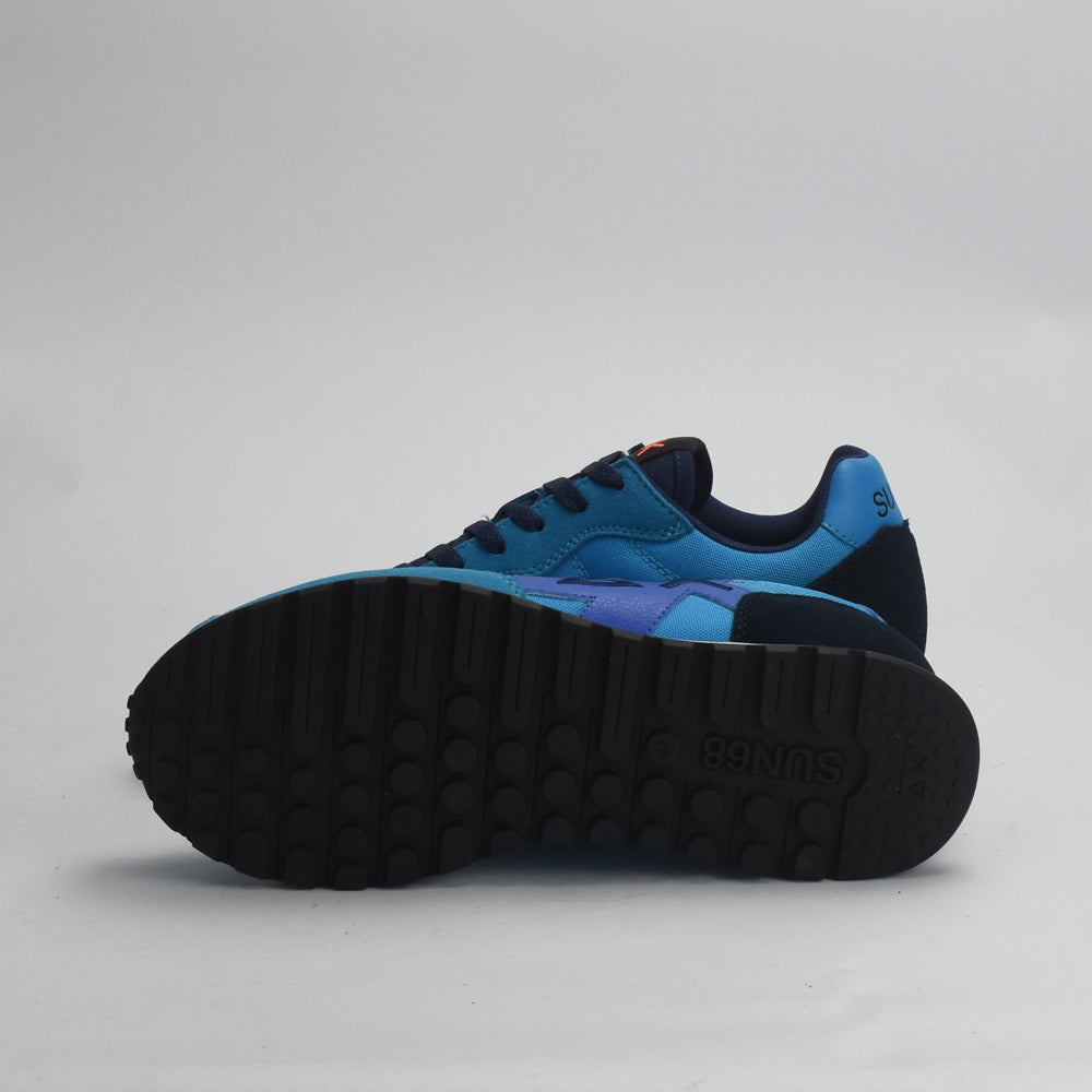 BASKET SUN68 JAKI SOLID 13 TURCHESE Z44113-13