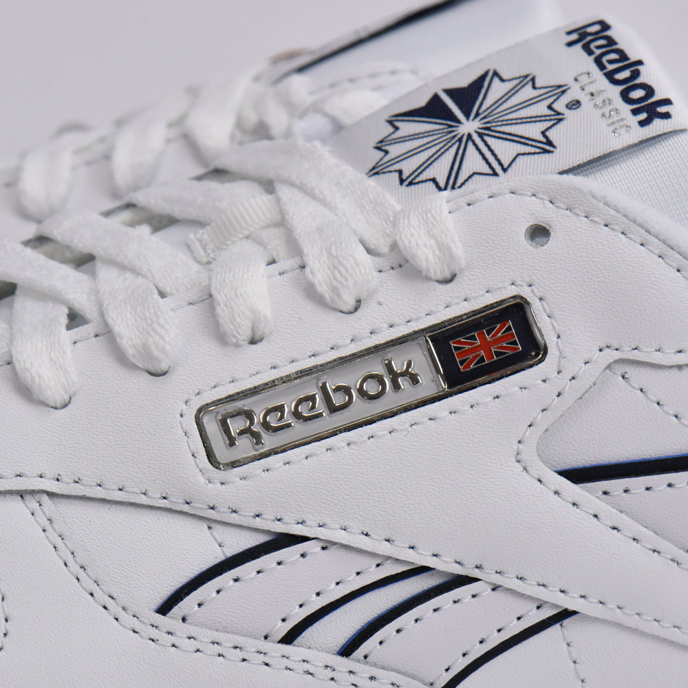 REEBOK CLASSIC LEATHER WHITE/WHITE/NAVY 100201123
