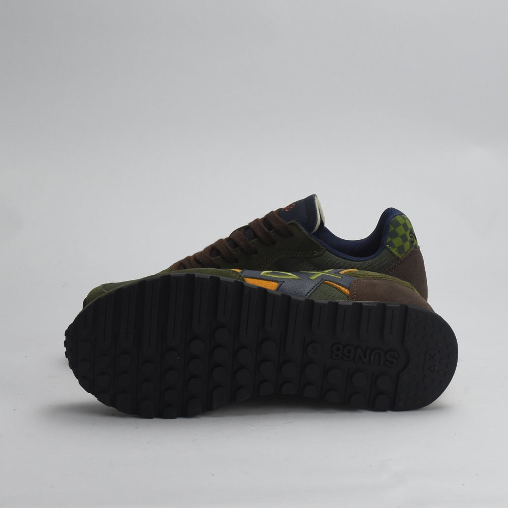 BASKET SUN68 JAKI WINTER 74 MILITARE SCURE  Z44117-74