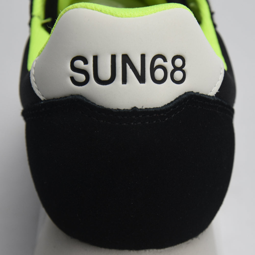 BASKET SUN68 JAKI FLUO 11 NERO   Z44115-11