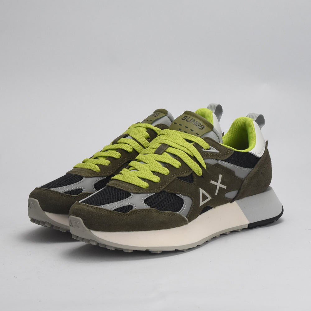 BASKET SUN68-JAKI-OUTDOOR-19-MILITAIRE  Z35115-19