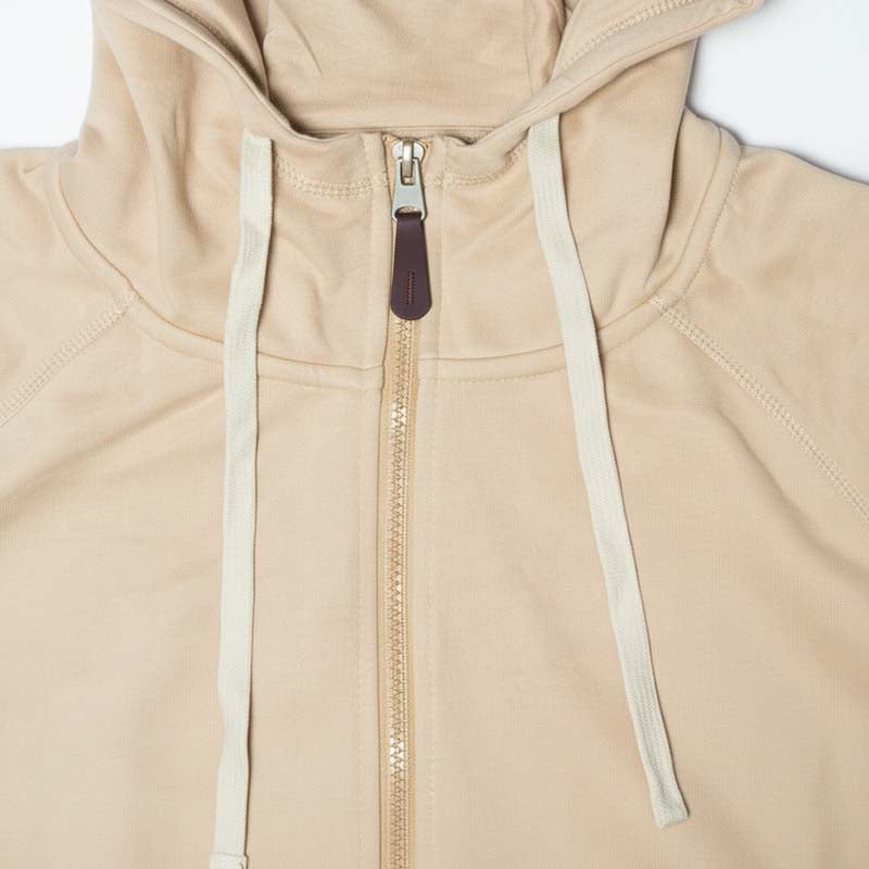 Sweat milano à capuche zippé homme BEIGE DL-14BE