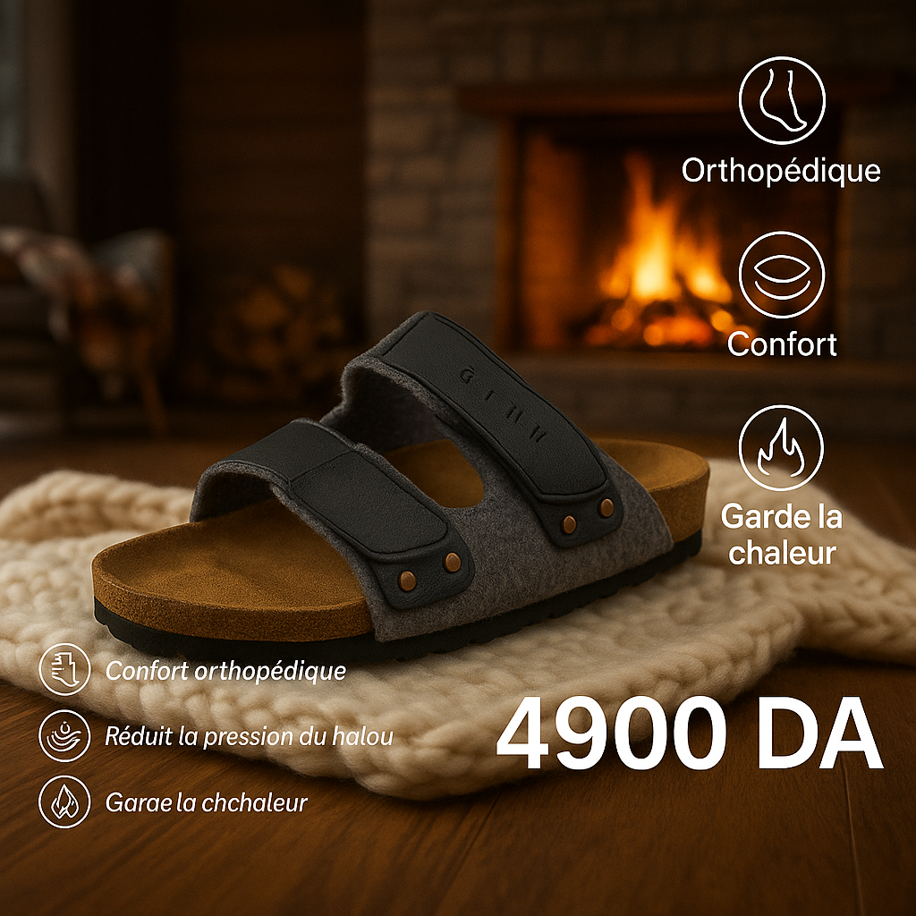 SABOT BIRK UJI FEUTRE GRIS CLAIR