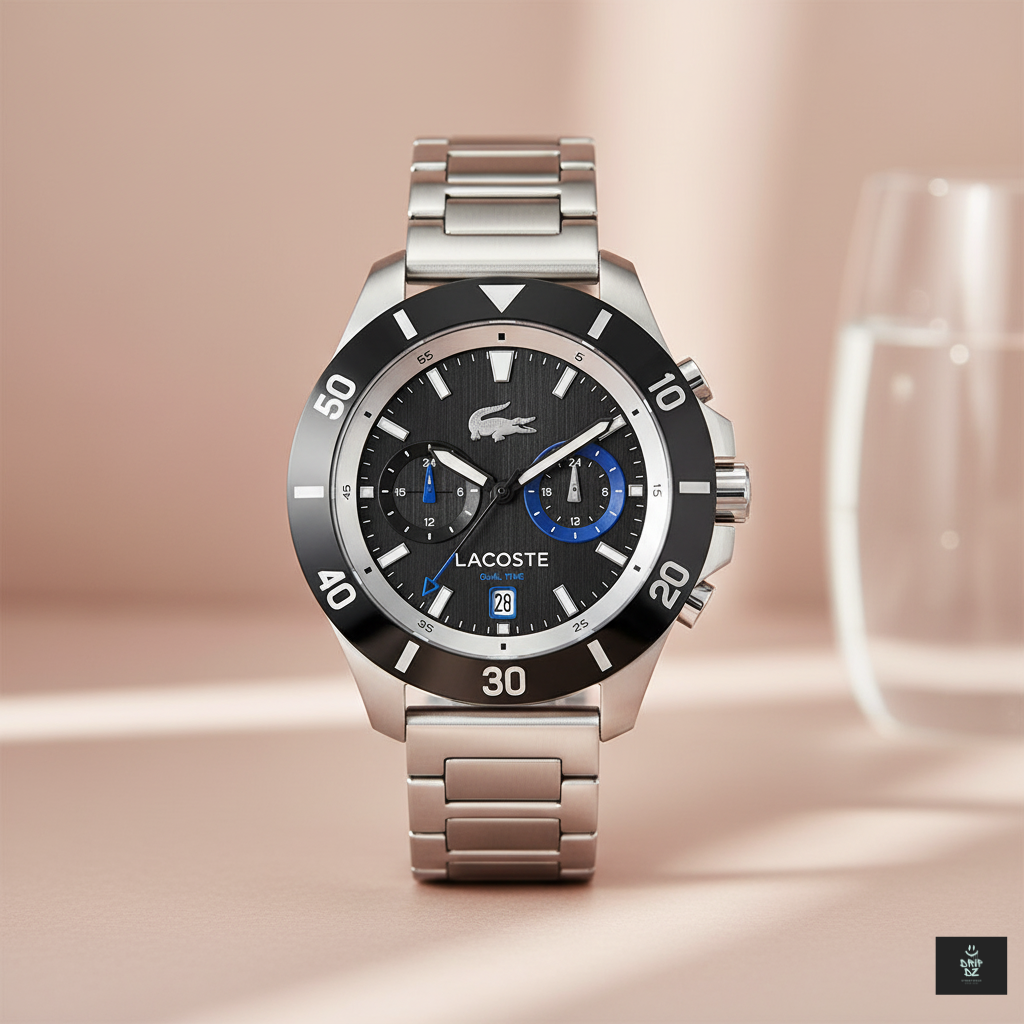 MONTRE Lacoste Stainless Steel Black Dial Multi-function Men\'s Watch 2011342