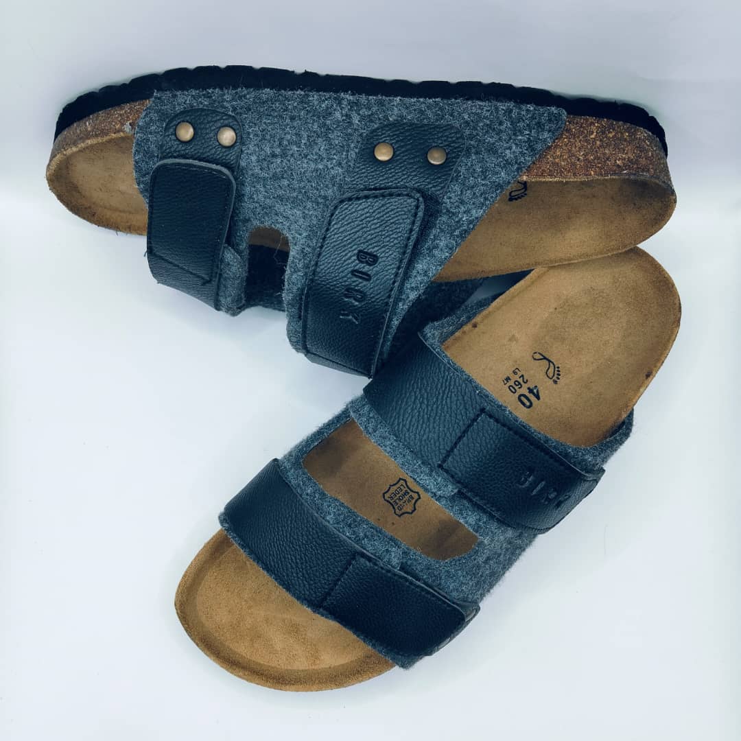 SABOT BIRK UJI FEUTRE GRIS SOURIS