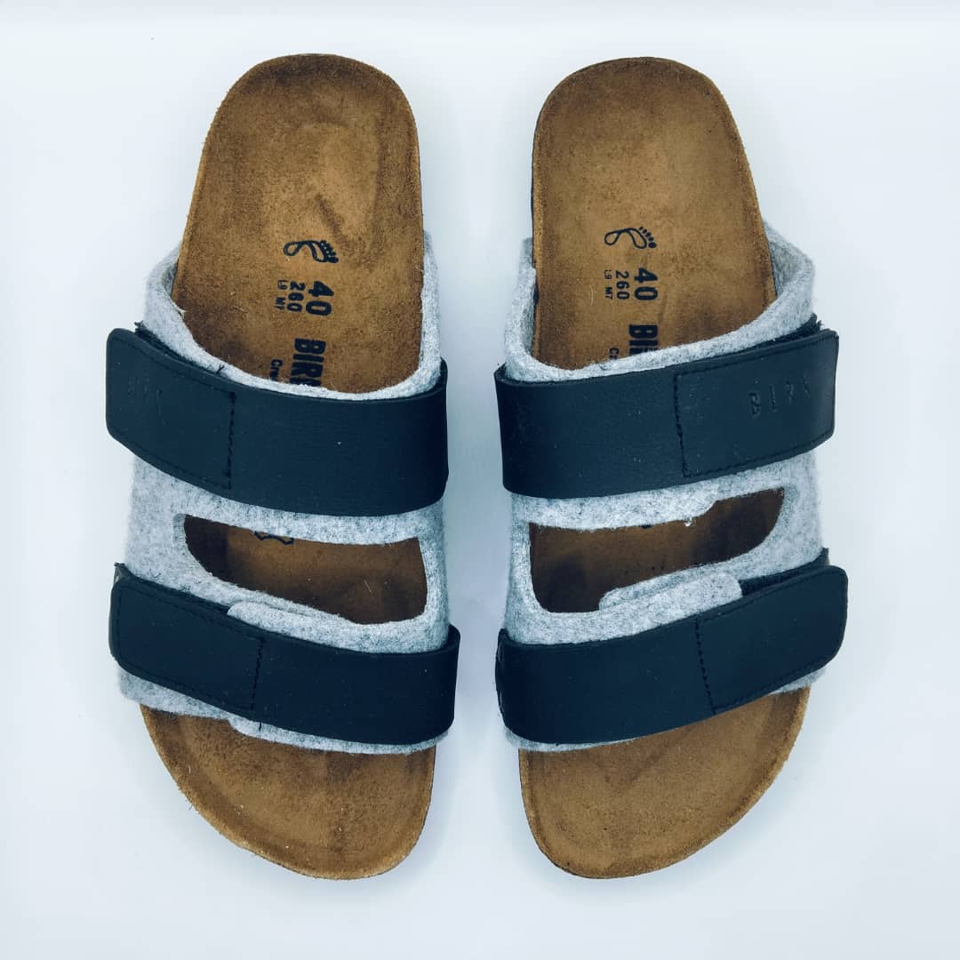 SABOT BIRK UJI FEUTRE GRIS CLAIR